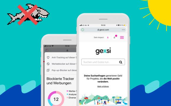 Keine Chance für Datenhaie: Die neue Gexsi App mit Anti-Tracking!