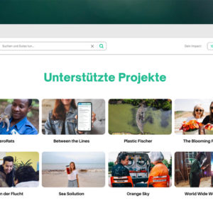 Unsere Projekte helfen mit ihren Lösungen die Welt positiv zu verändern